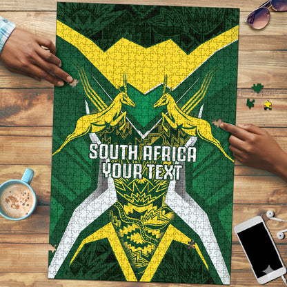 South Africa Springbok Custom Puzzle Rugby se Grootste Wedywering