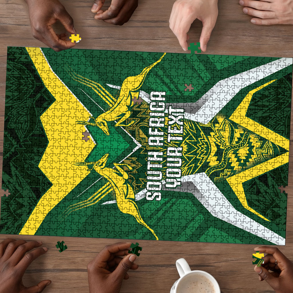South Africa Springbok Custom Puzzle Rugby se Grootste Wedywering