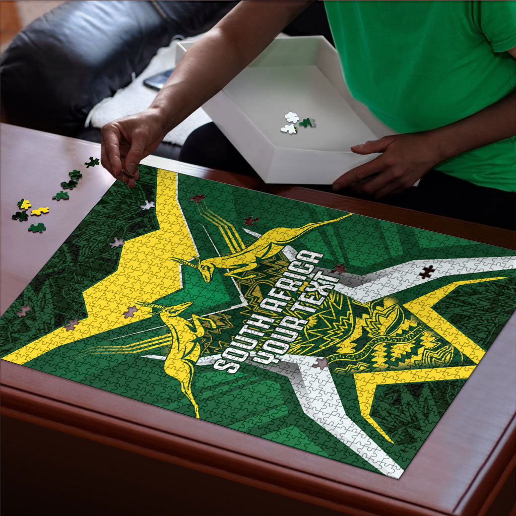 South Africa Springbok Custom Puzzle Rugby se Grootste Wedywering