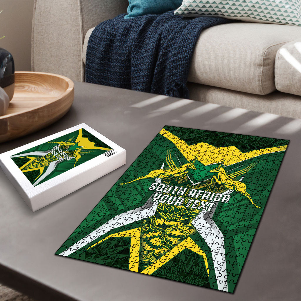 South Africa Springbok Custom Puzzle Rugby se Grootste Wedywering