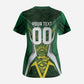 South Africa Springbok Custom Scrub Top Rugby se Grootste Wedywering