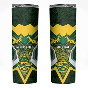 South Africa Springbok Custom Skinny Tumbler Rugby se Grootste Wedywering
