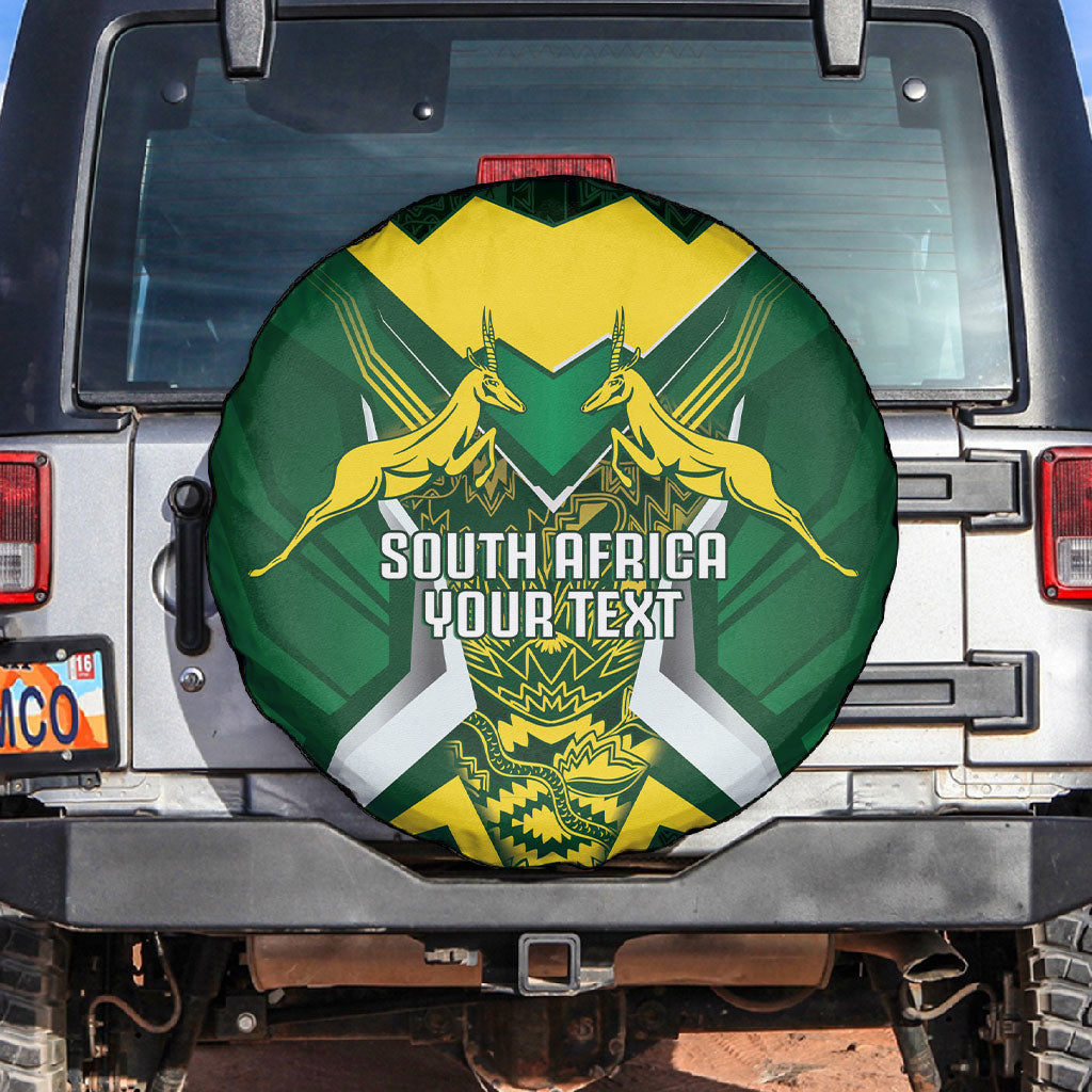 South Africa Springbok Custom Spare Tire Cover Rugby se Grootste Wedywering