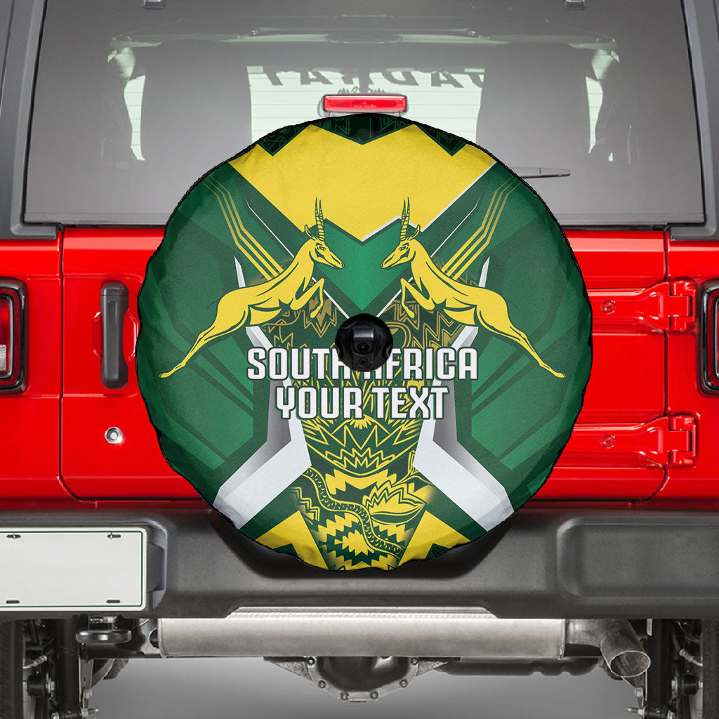 South Africa Springbok Custom Spare Tire Cover Rugby se Grootste Wedywering