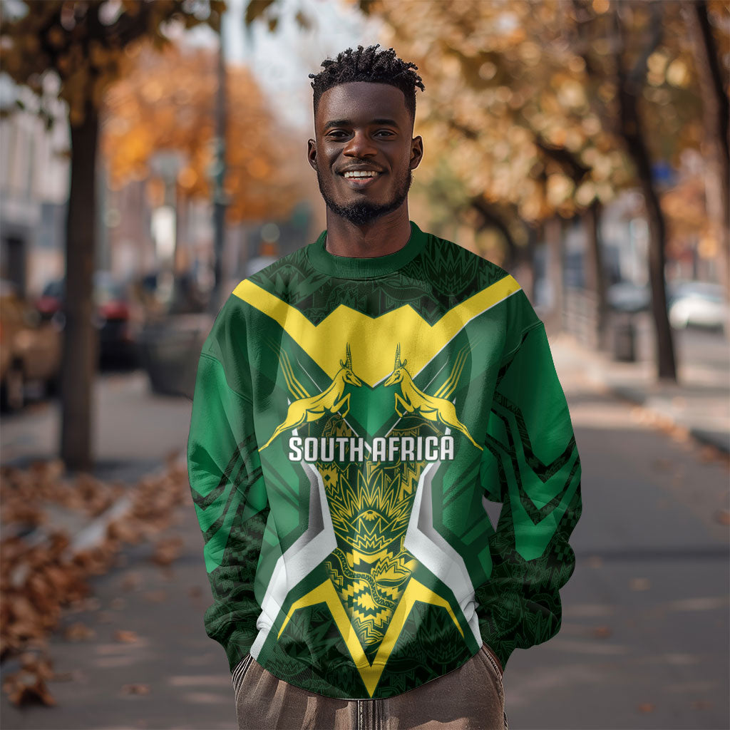 South Africa Springbok Custom Sweatshirt Rugby se Grootste Wedywering
