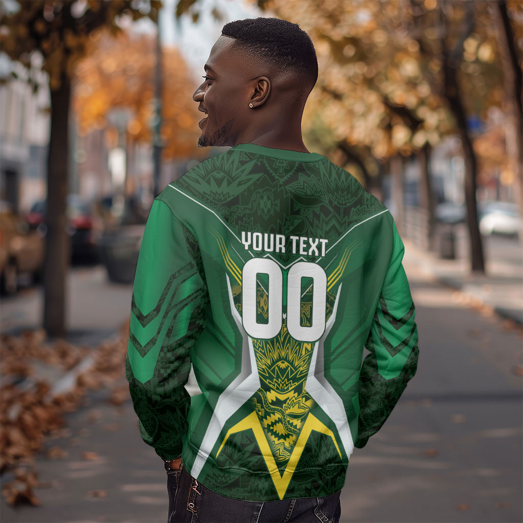 South Africa Springbok Custom Sweatshirt Rugby se Grootste Wedywering