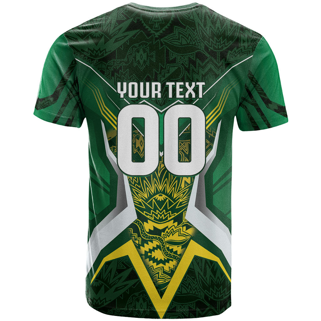 South Africa Springbok Custom T shirt Rugby se Grootste Wedywering