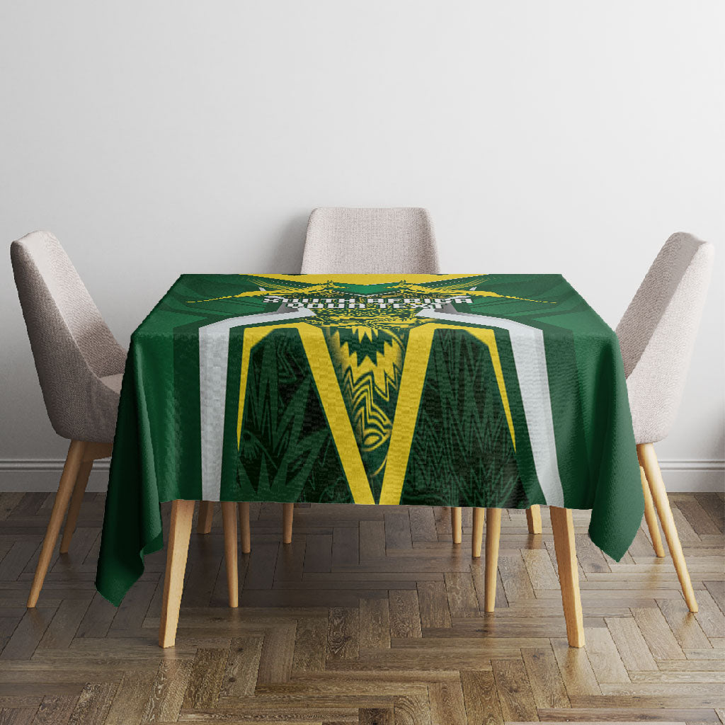 South Africa Springbok Custom Tablecloth Rugby se Grootste Wedywering