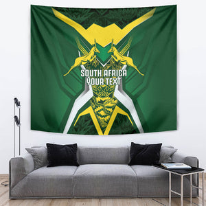 South Africa Springbok Custom Tapestry Rugby se Grootste Wedywering