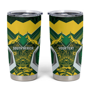 South Africa Springbok Custom Tumbler Cup Rugby se Grootste Wedywering