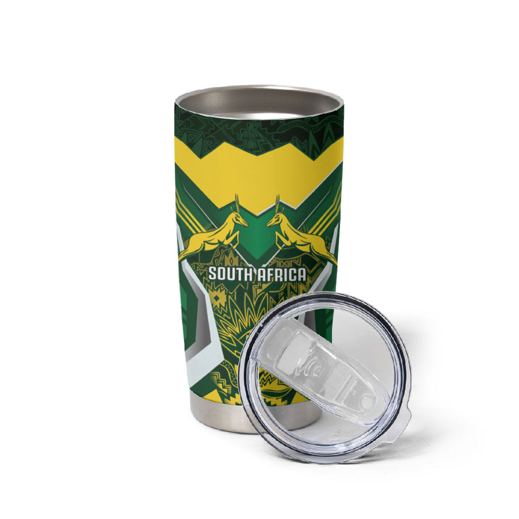 South Africa Springbok Custom Tumbler Cup Rugby se Grootste Wedywering