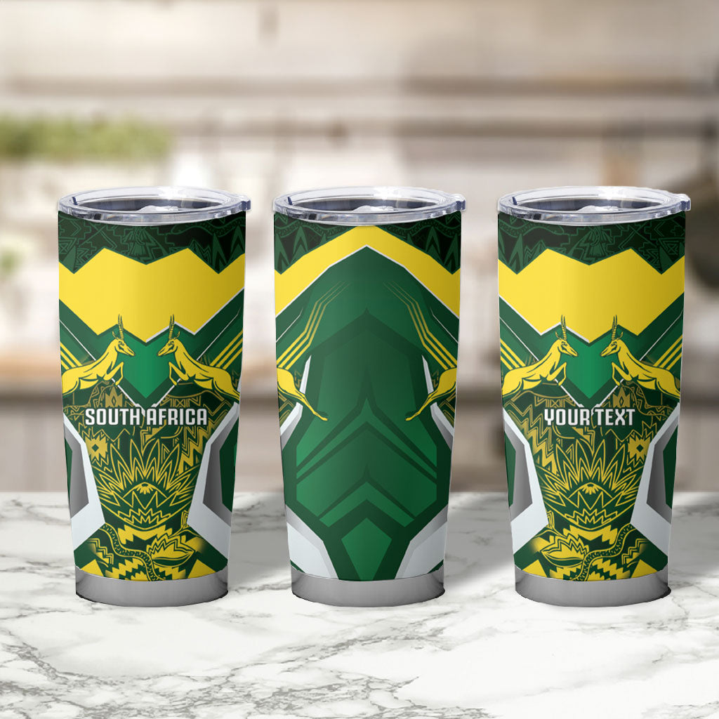 South Africa Springbok Custom Tumbler Cup Rugby se Grootste Wedywering