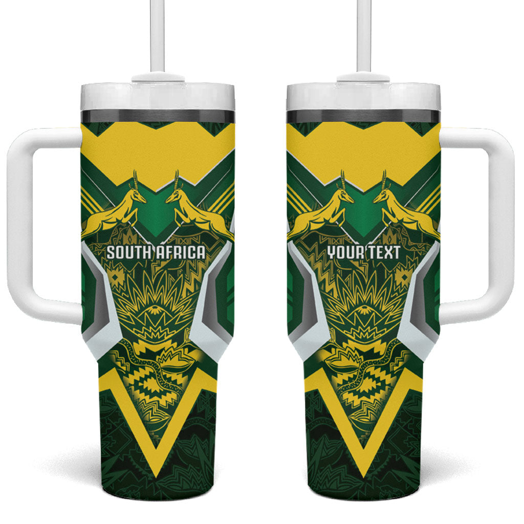South Africa Springbok Custom Tumbler With Handle Rugby se Grootste Wedywering