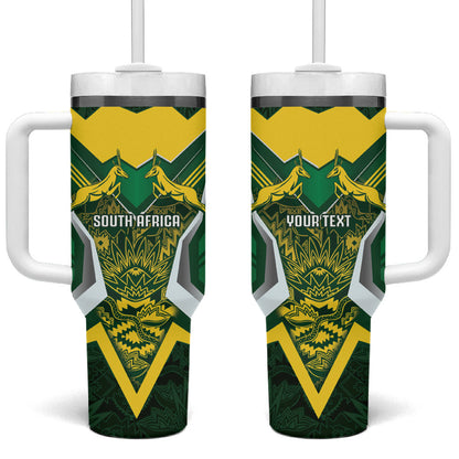 South Africa Springbok Custom Tumbler With Handle Rugby se Grootste Wedywering