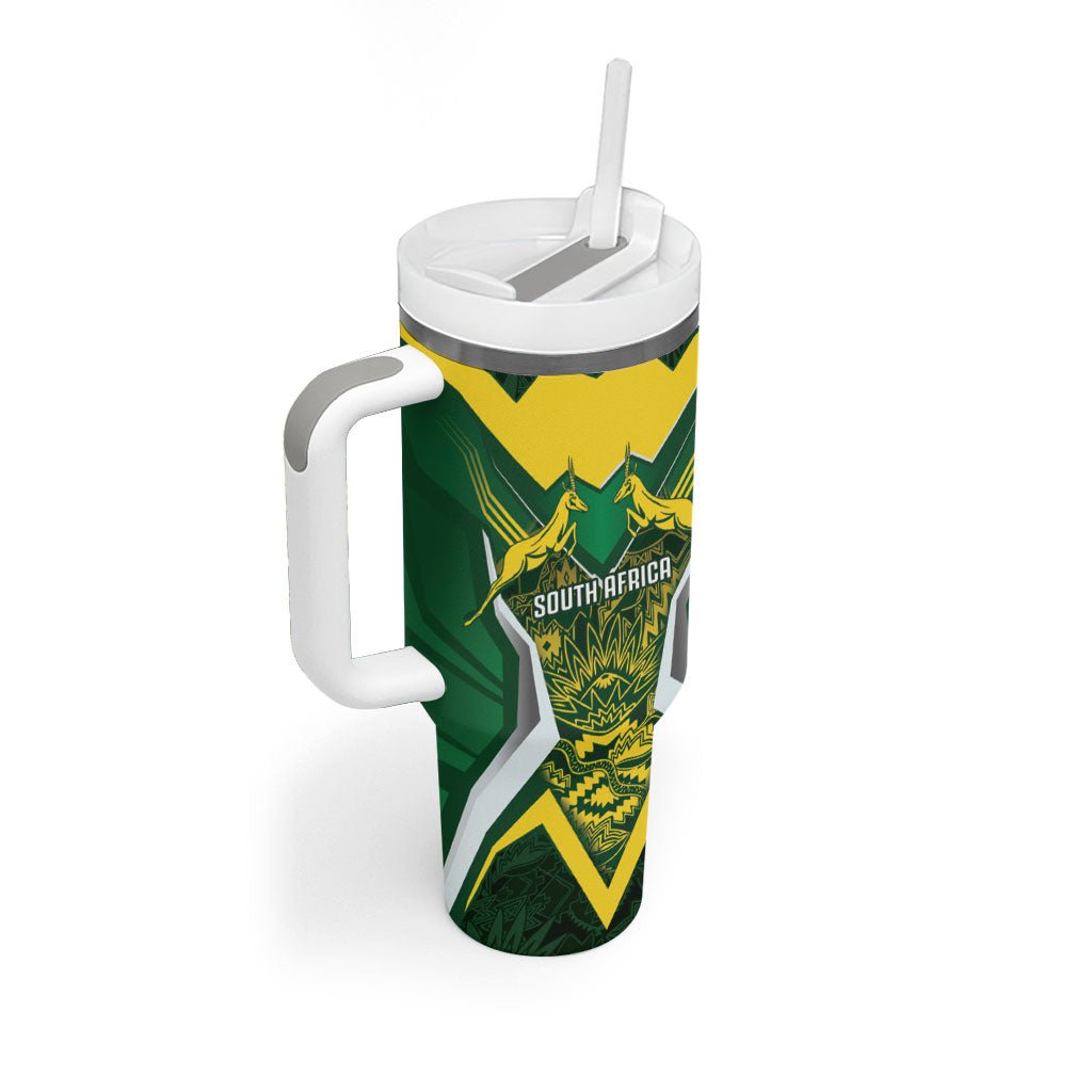 South Africa Springbok Custom Tumbler With Handle Rugby se Grootste Wedywering