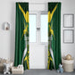 South Africa Springbok Custom Window Curtain Rugby se Grootste Wedywering