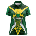 South Africa Springbok Custom Women Polo Shirt Rugby se Grootste Wedywering