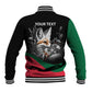 Personalized Algeria Baseball Jacket Algerian Flag With a Fennec Fox - African Pride