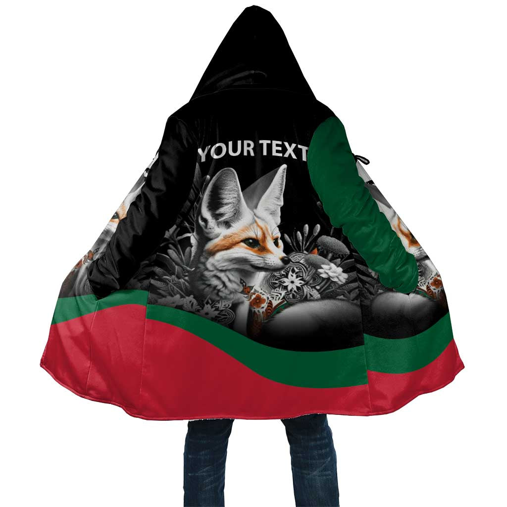 Personalized Algeria Cloak Algerian Flag With a Fennec Fox - African Pride