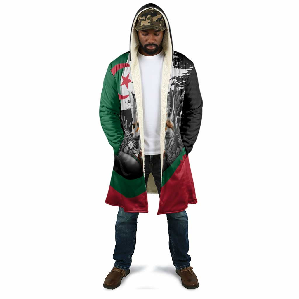 Personalized Algeria Cloak Algerian Flag With a Fennec Fox - African Pride