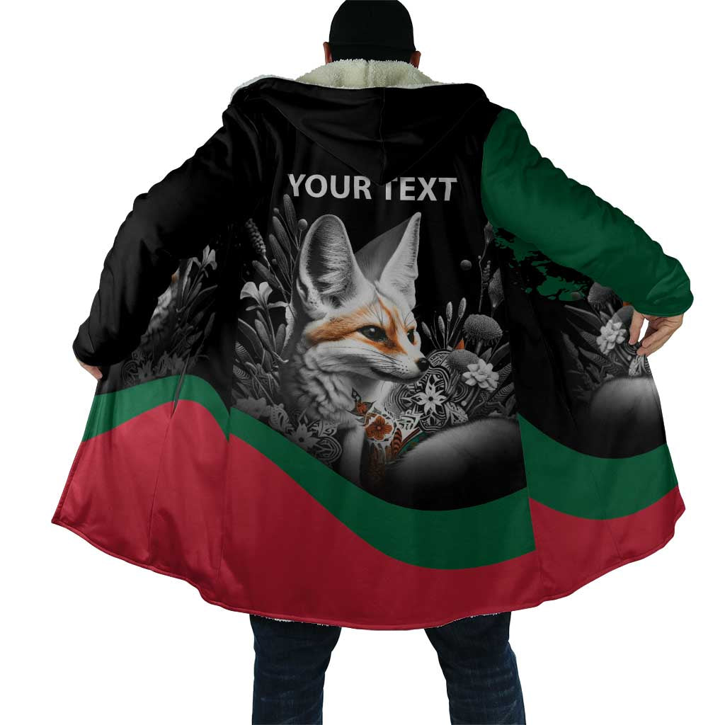 Personalized Algeria Cloak Algerian Flag With a Fennec Fox - African Pride