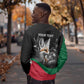 Personalized Algeria Sweatshirt Algerian Flag With a Fennec Fox - African Pride