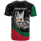 Personalized Algeria T shirt Algerian Flag With a Fennec Fox LT9