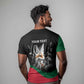 Personalized Algeria T shirt Algerian Flag With a Fennec Fox LT9