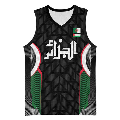 Custom Football Algeria Palestine Basketball Jersey Special Edition 2023-2024 - African Pride
