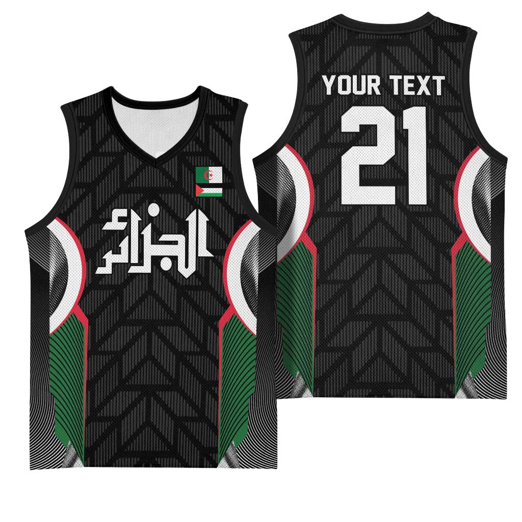 Custom Football Algeria Palestine Basketball Jersey Special Edition 2023-2024 - African Pride