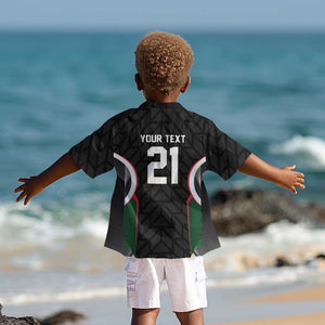Custom Football Algeria Palestine Kid Hawaiian Shirt Special Edition 2023-2024 LT9