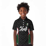 Custom Football Algeria Palestine Kid Polo Shirt Special Edition 2023-2024 LT9