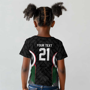 Custom Football Algeria Palestine Kid T shirt Special Edition 2023-2024 LT9