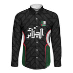 Custom Football Algeria Palestine Long Sleeve Button Shirt Special Edition 2023-2024 - African Pride