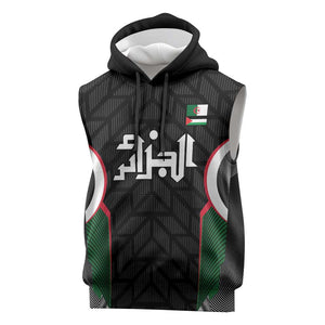 Custom Football Algeria Palestine Sleeveless Hoodie Special Edition 2023-2024 - African Pride