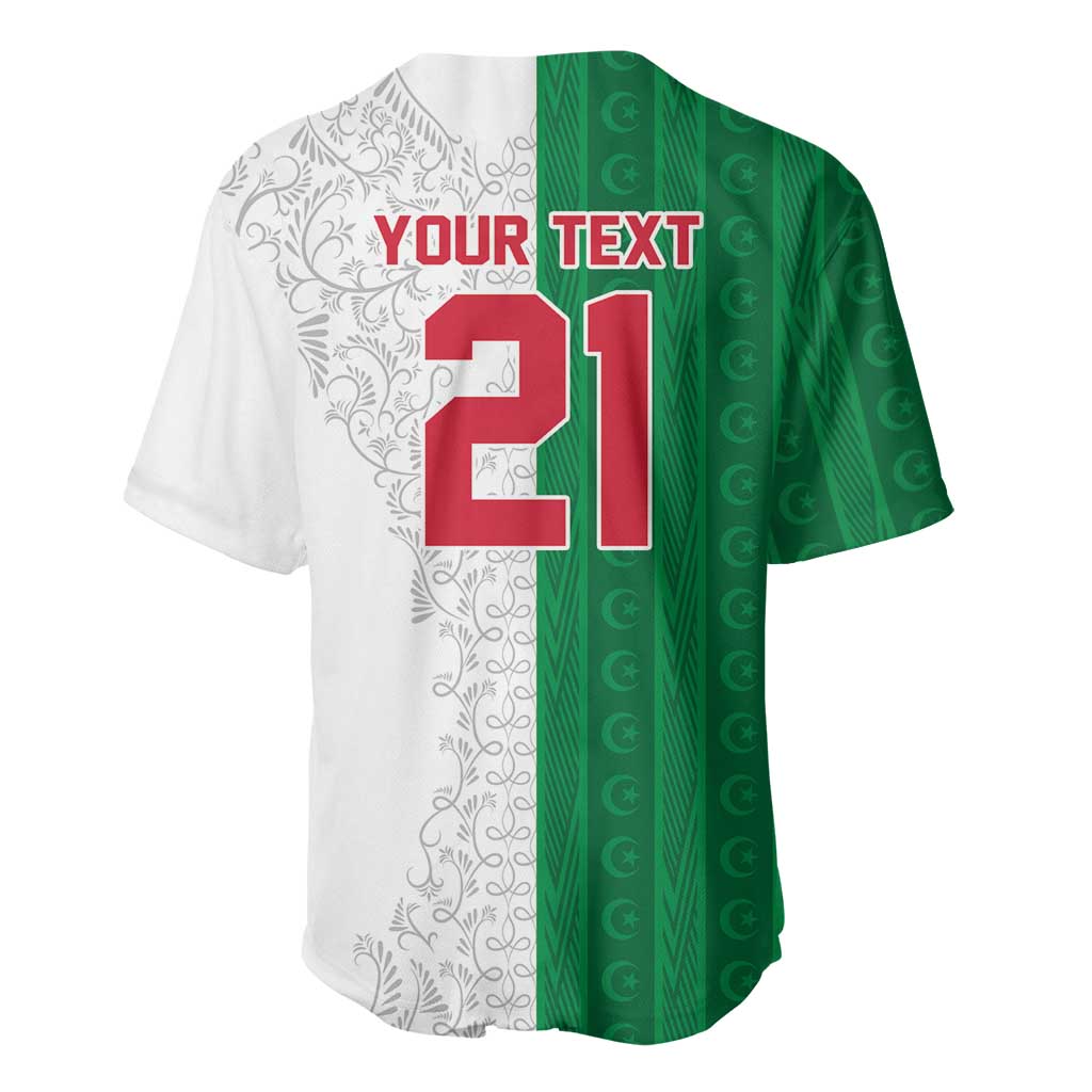 World Football 2026 Algeria Custom Baseball Jersey Algeria Culture Heritage LT9