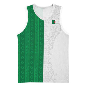 World Football 2026 Algeria Custom Basketball Jersey Algeria Culture Heritage - African Pride