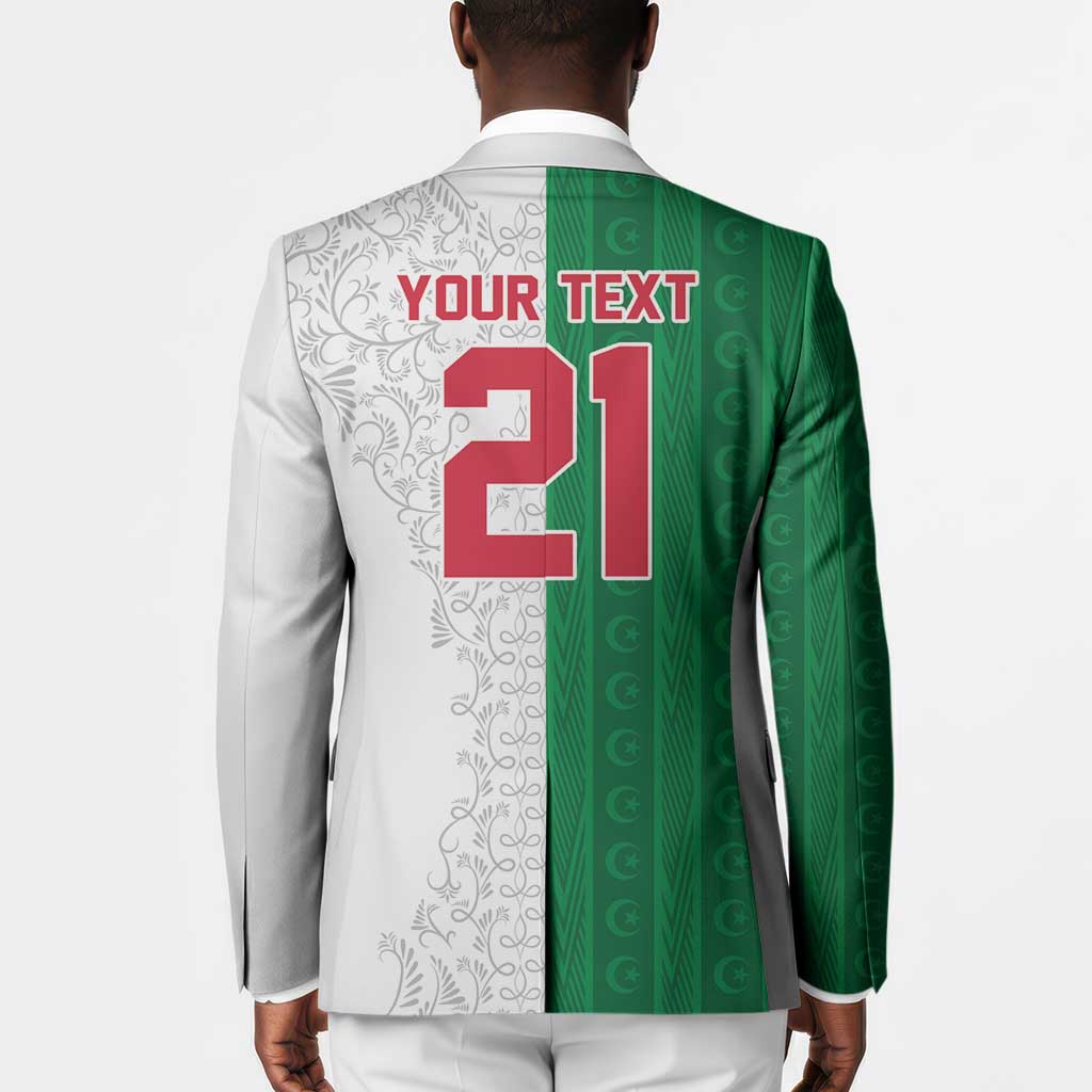 World Football 2026 Algeria Custom Blazer Algeria Culture Heritage - African Pride