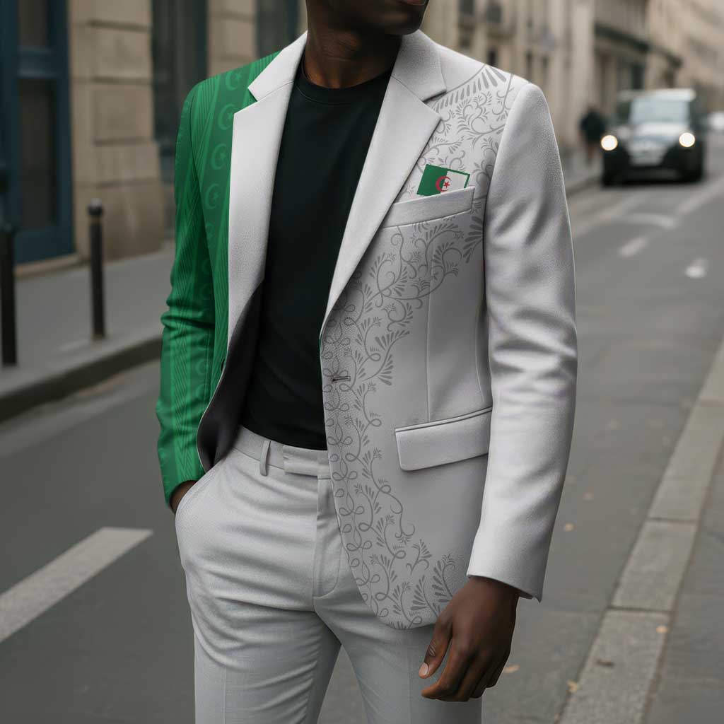 World Football 2026 Algeria Custom Blazer Algeria Culture Heritage - African Pride