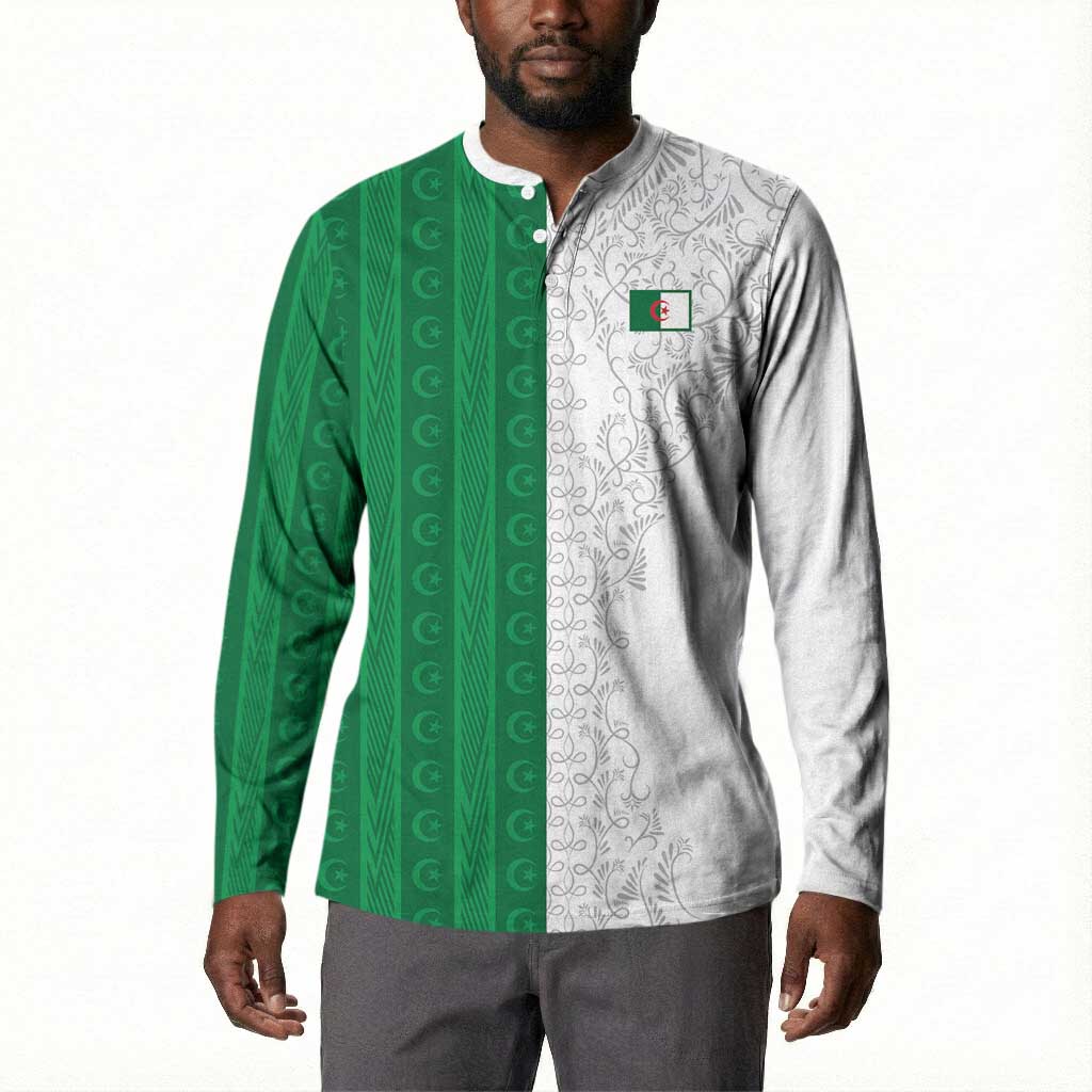 World Football 2026 Algeria Custom Button Sweatshirt Algeria Culture Heritage