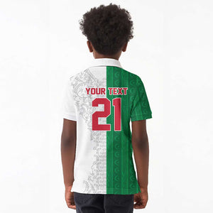 World Football 2026 Algeria Custom Kid Polo Shirt Algeria Culture Heritage LT9