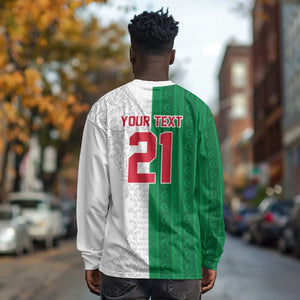 World Football 2026 Algeria Custom Long Sleeve Shirt Algeria Culture Heritage - African Pride