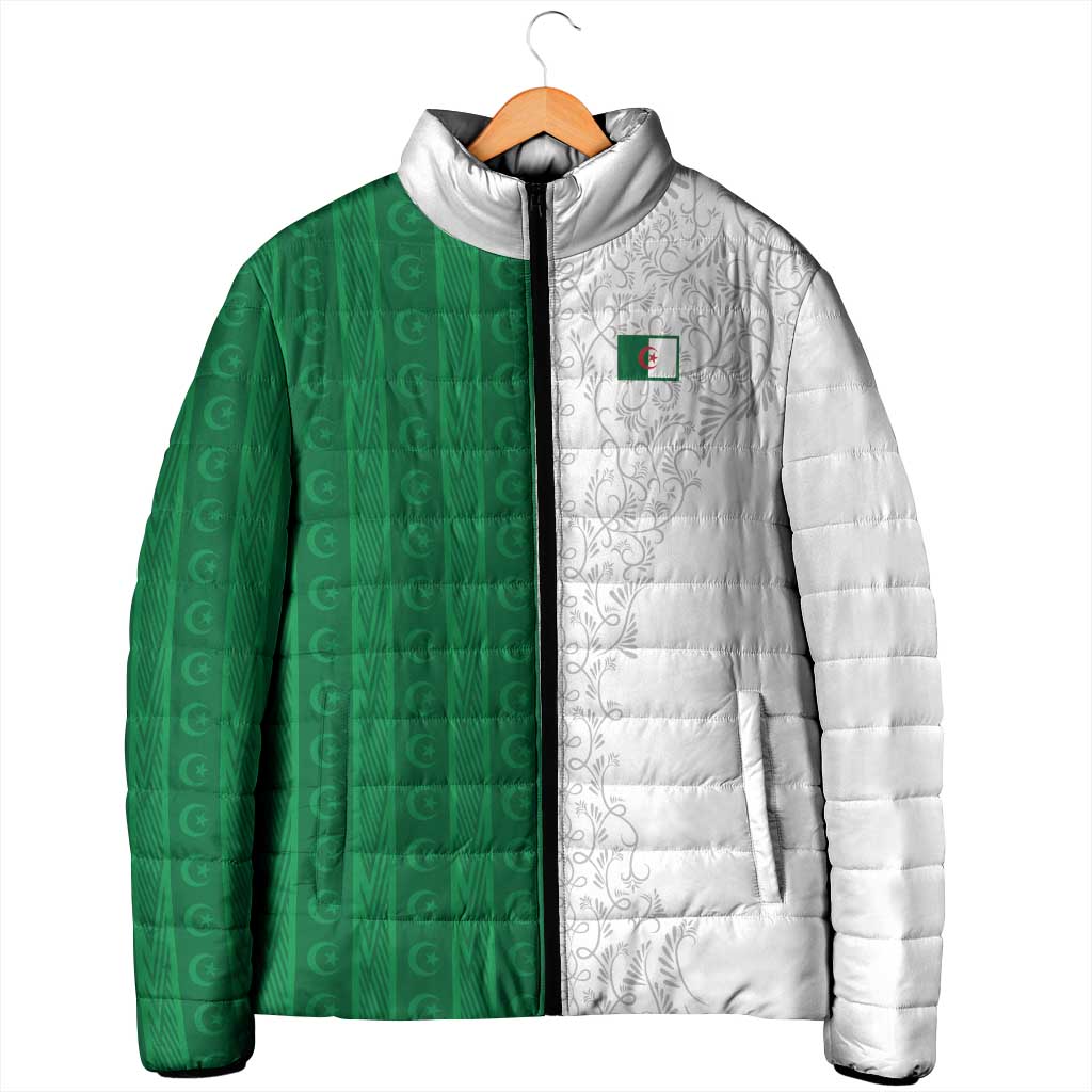 World Football 2026 Algeria Custom Padded Jacket Algeria Culture Heritage - African Pride