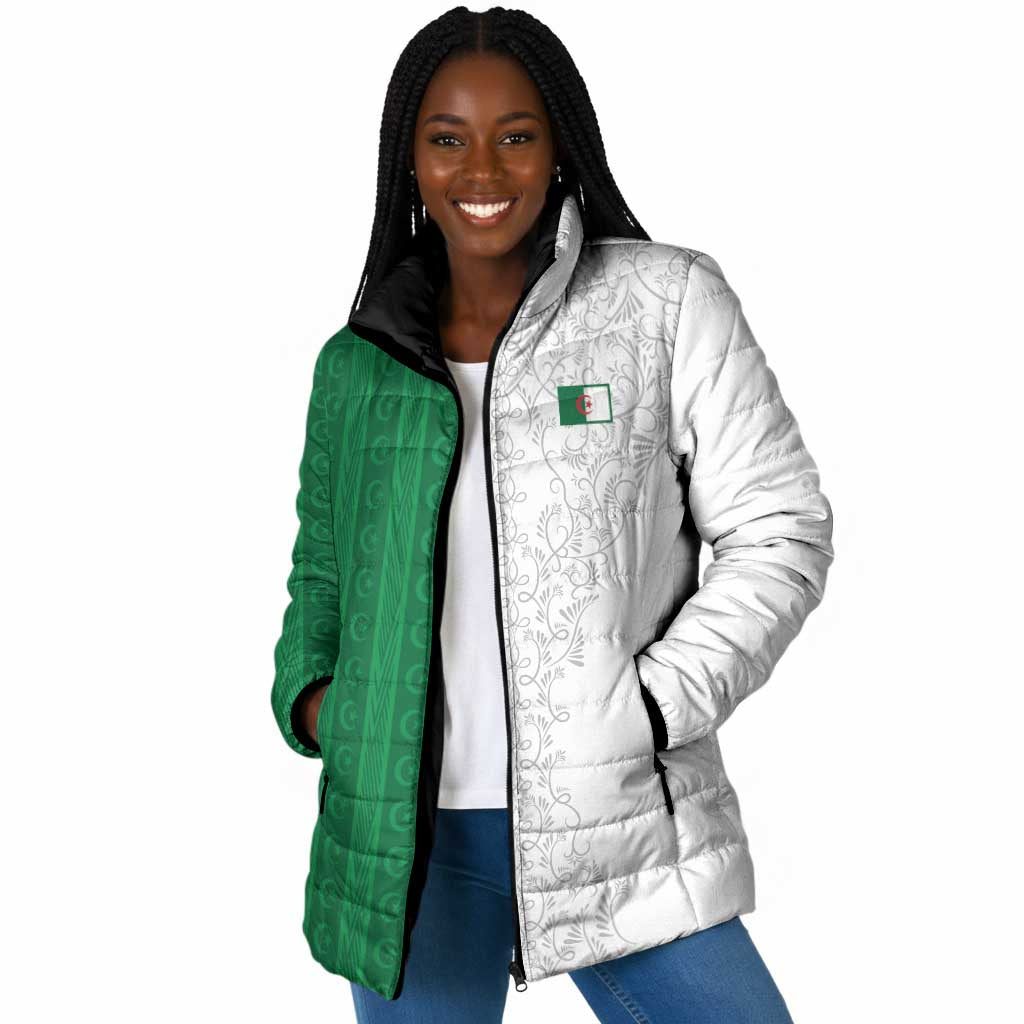 World Football 2026 Algeria Custom Padded Jacket Algeria Culture Heritage - African Pride