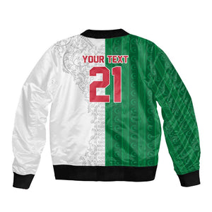 World Football 2026 Algeria Custom Sleeve Zip Bomber Jacket Algeria Culture Heritage - African Pride