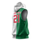 World Football 2026 Algeria Custom Sleeveless Hoodie Algeria Culture Heritage - African Pride