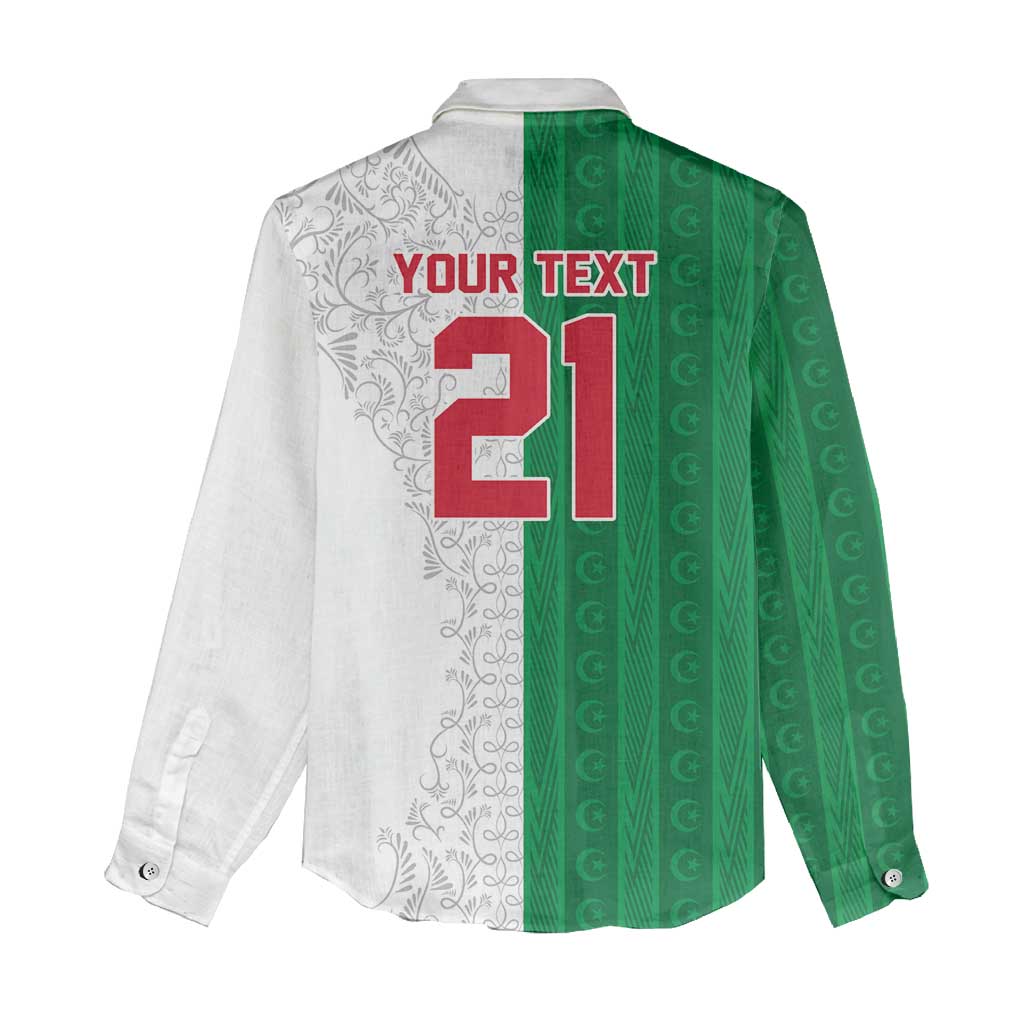 World Football 2026 Algeria Custom Women Casual Shirt Algeria Culture Heritage - African Pride