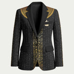 World Football 2026 Egypt Custom Blazer Ancient Egyptian Hieroglyphs - African Pride