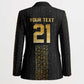World Football 2026 Egypt Custom Blazer Ancient Egyptian Hieroglyphs - African Pride