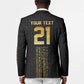 World Football 2026 Egypt Custom Blazer Ancient Egyptian Hieroglyphs - African Pride